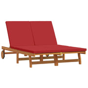 Lettino da sole Marrone 125 x 200 x 84 cm 3325192