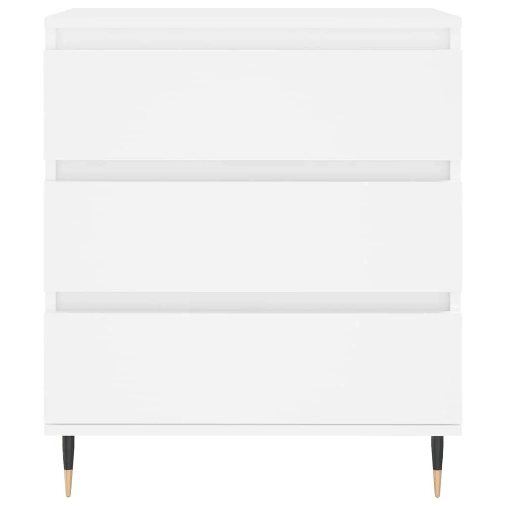 Buffet credenza cassettiera armadio mobile contenitore organizer per cucina soggiorno salotto 60 x 35 x 70 cm legno ingegnerizzato bianco 02_0030369