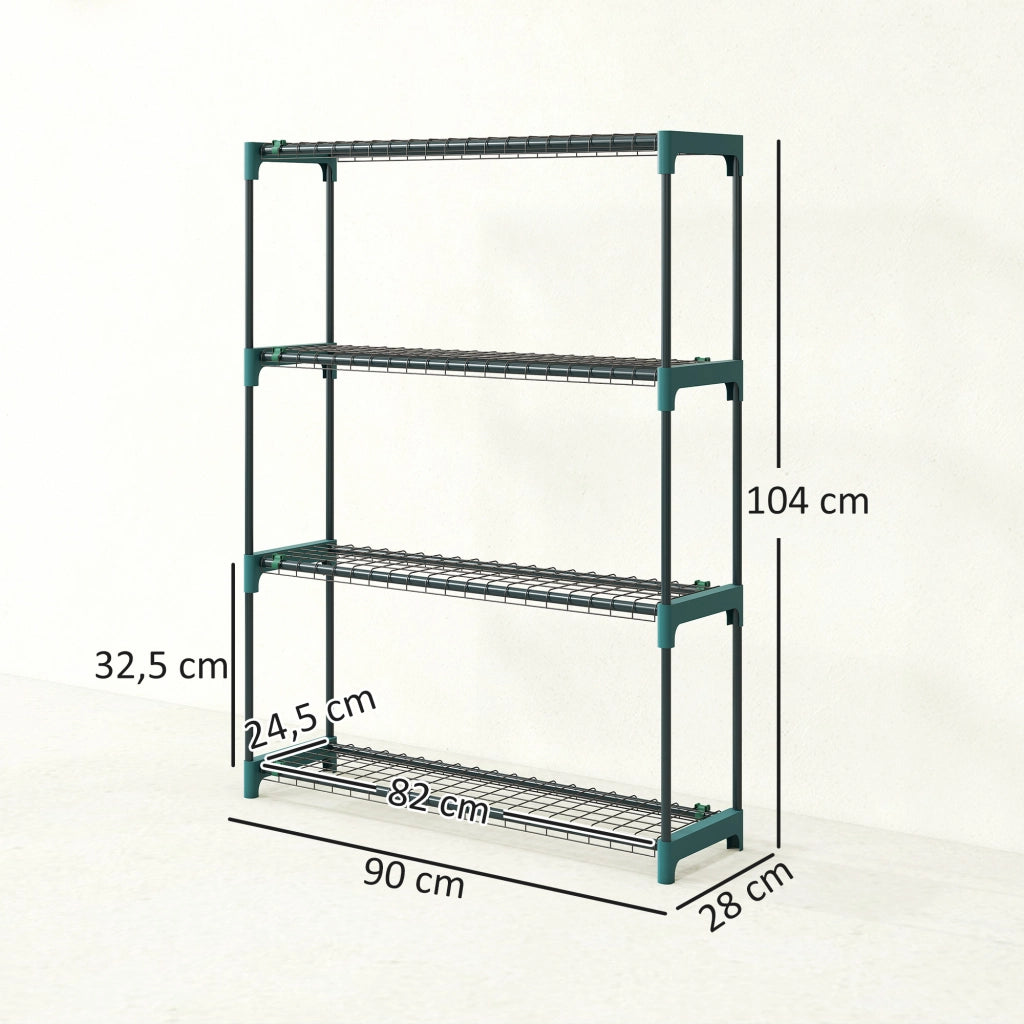 Supporto Piante 4 Livelli ¨C zephmum ¨C Verde