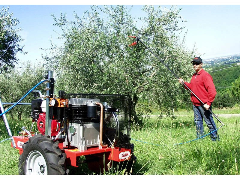 Abbacchiatore pneumatico Lisam V8 TITANIUM 2000 bpm per la raccolta delle olive