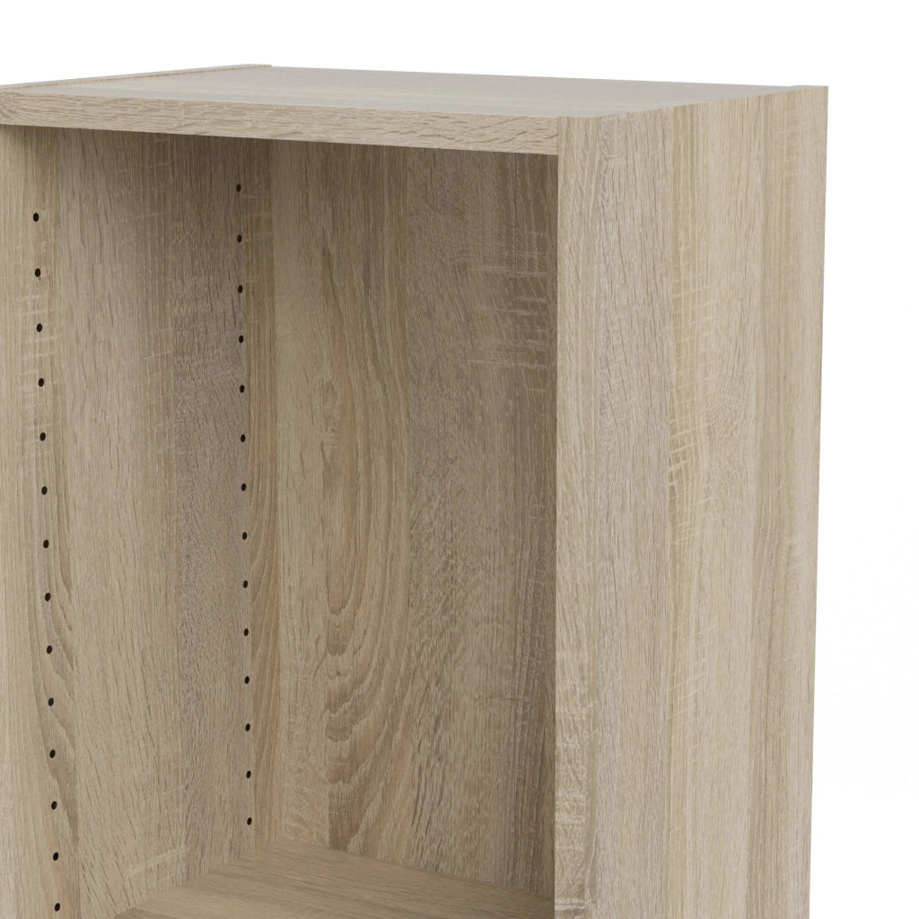Libreria a cinque Albregio, colore rovere, cm 40 x 203 x 27