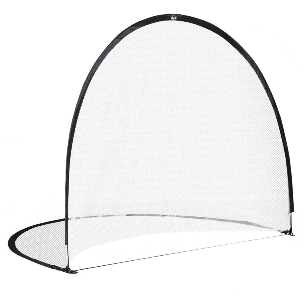 Gabbia da Calcio Sistema Pop Up ¨C Minimal ¨C 247x203x201.5 cm Nero Bianco