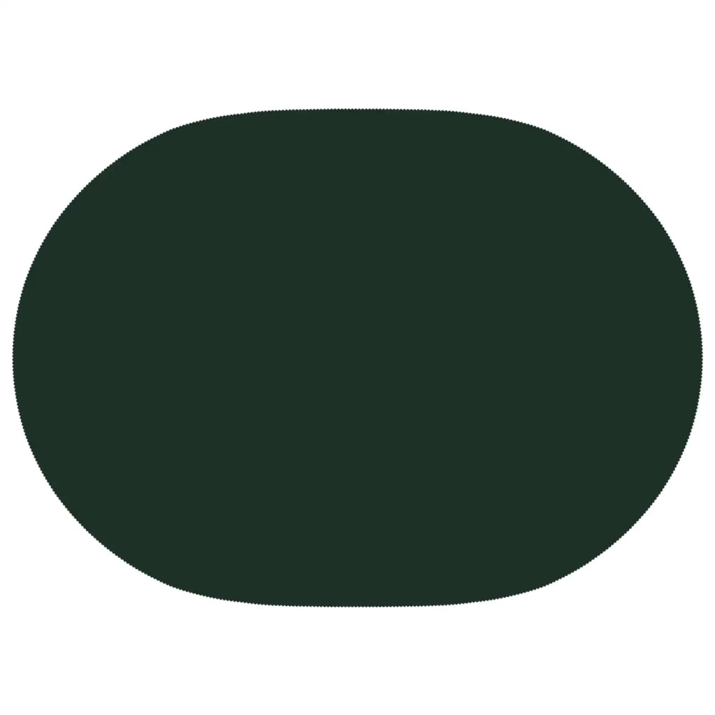 Tovaglia da Tavolo 5 pz Verde Scuro 130 x 180 cm Poliestere 42040270