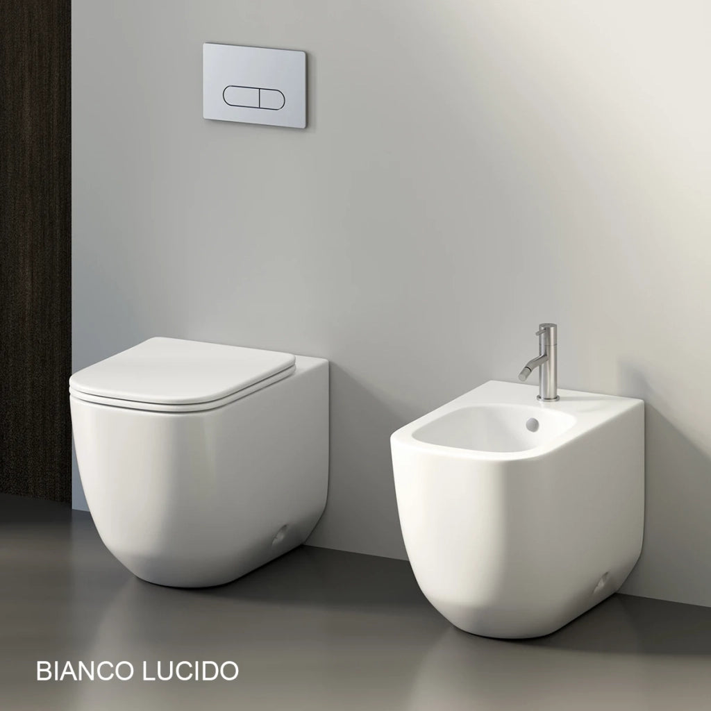 Vaso filo muro Primula Tornado LINPH Bianco Lucido