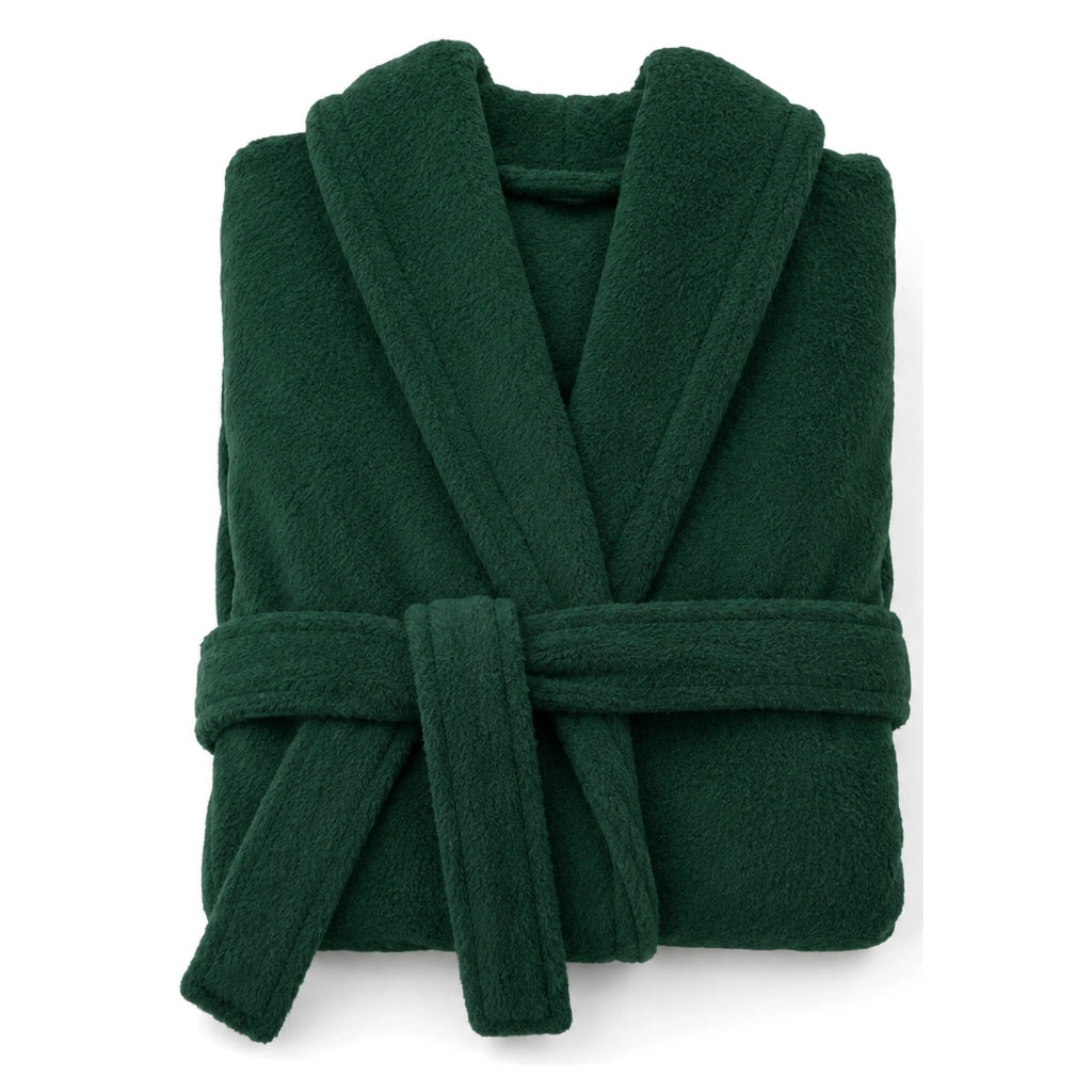 Satotite, Accappatoio 100% Cotone con Cappuccio, Verde