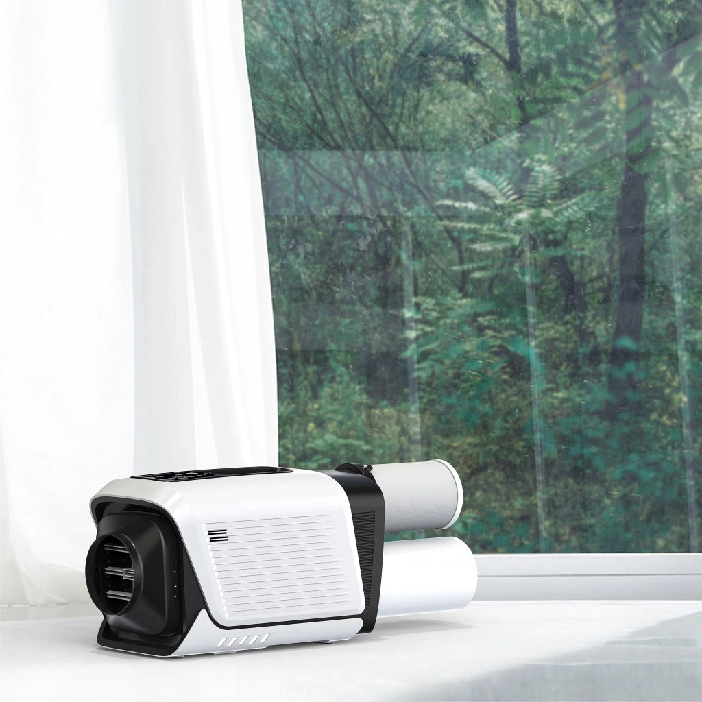 Condizionatore d'aria portatile, deumidificatore da 5000 BTU con telecomando e timer 24h