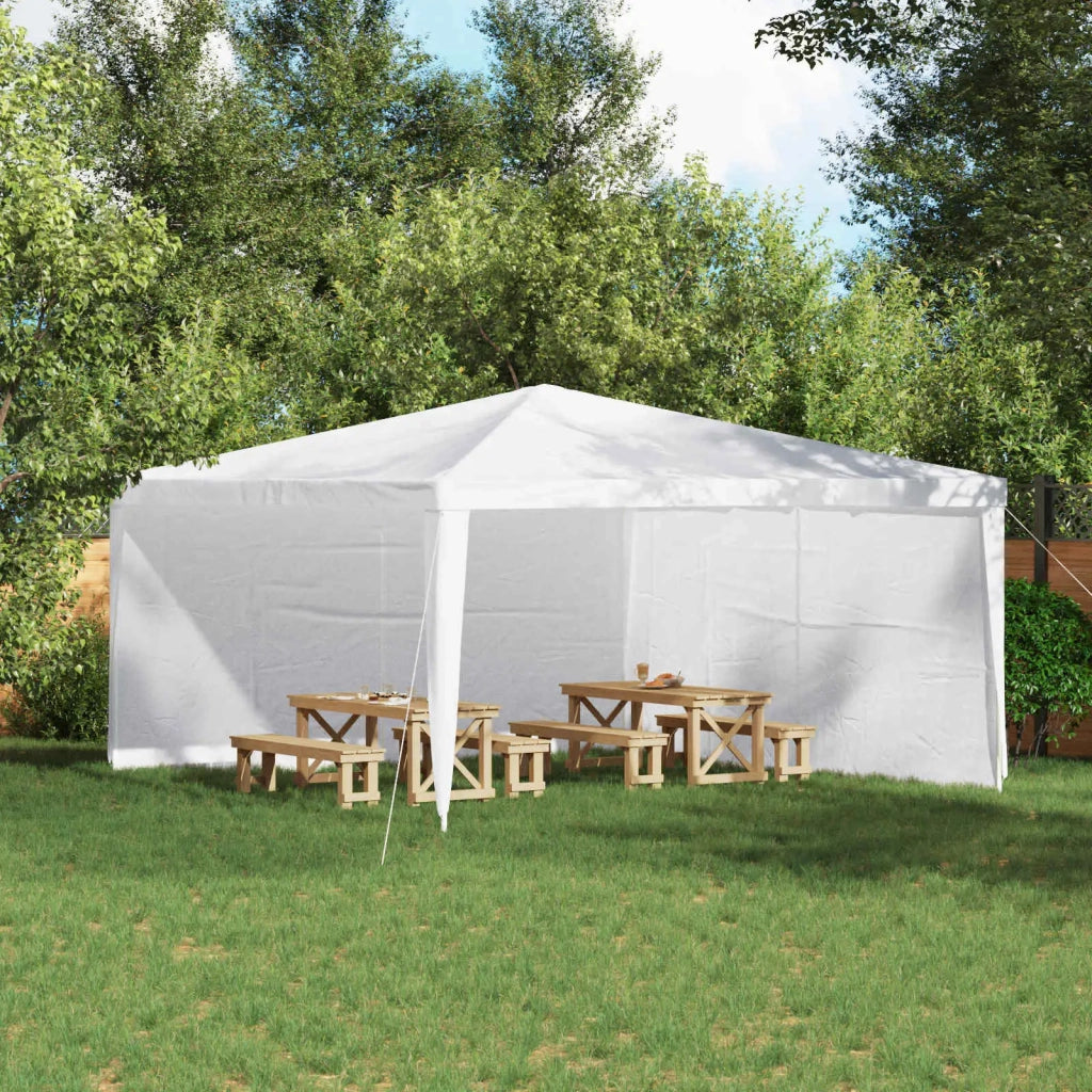 Parete per tenda da festa 2 pz Bianco 400 x 195 cm CFW1354829