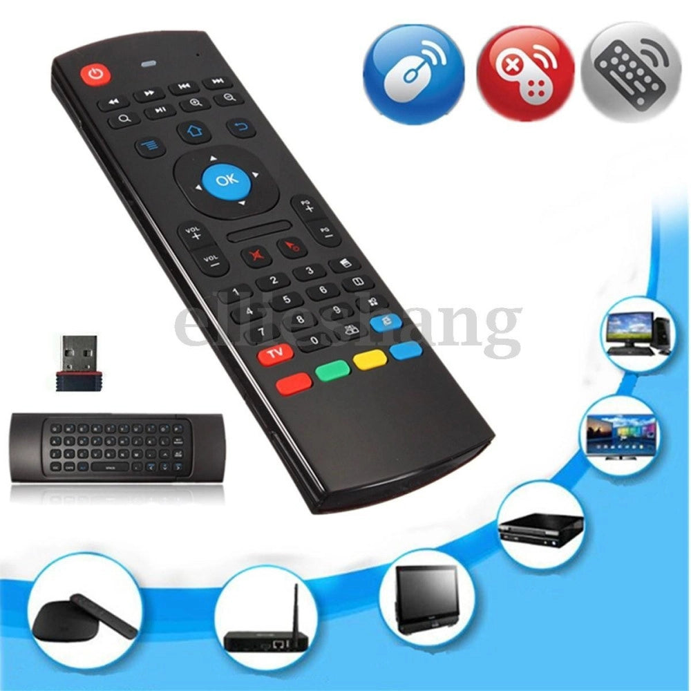 Trade Shop - Mouse E Tastiera Telecomando Per Android Tv Box Mx 3 U5e7 2.4ghz Senza Fili -