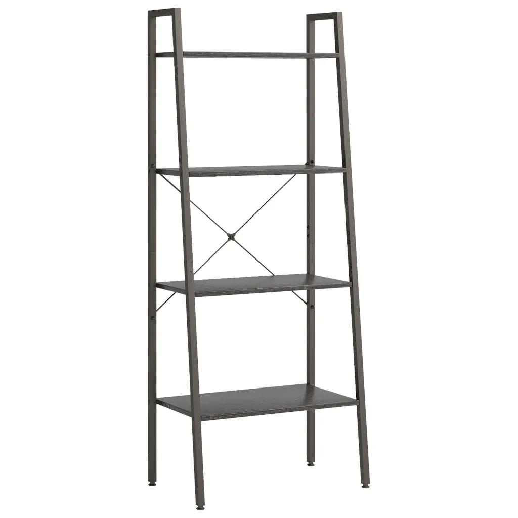 Scaffale Autoportante con 4 Ripiani Nero 56x35x140 cm 336366