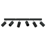 Faretto da soffitto Nero 73 x 6 x 16 cm Metallo CFW7051380