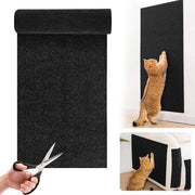 Matto di gatto adesivo, 200×30 cm matto di gatto adesivo, matto di gatto spesso per controsoffitto, matto di gatto da tagliare personalizzato, mattoncini di gatto per controsoffitto, divano, mobili (nero)