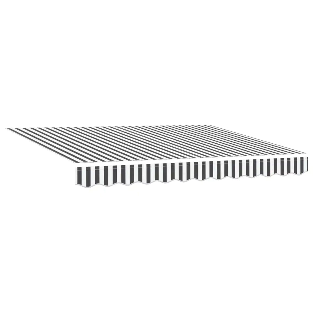 Tenda retrattile Antracite e Bianco 2,5 x 2 m
