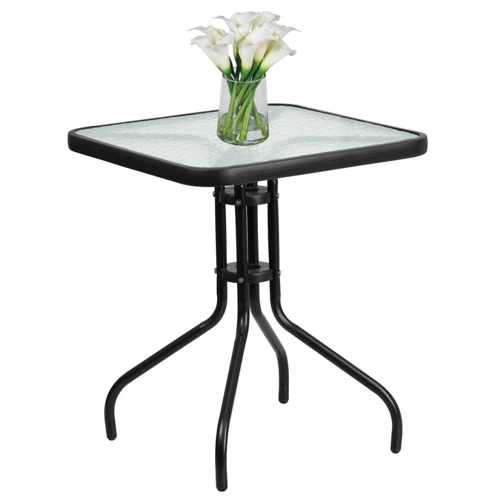 Set da Giardino Island con Tavolo Quadrato e 4 Sedie Sofia