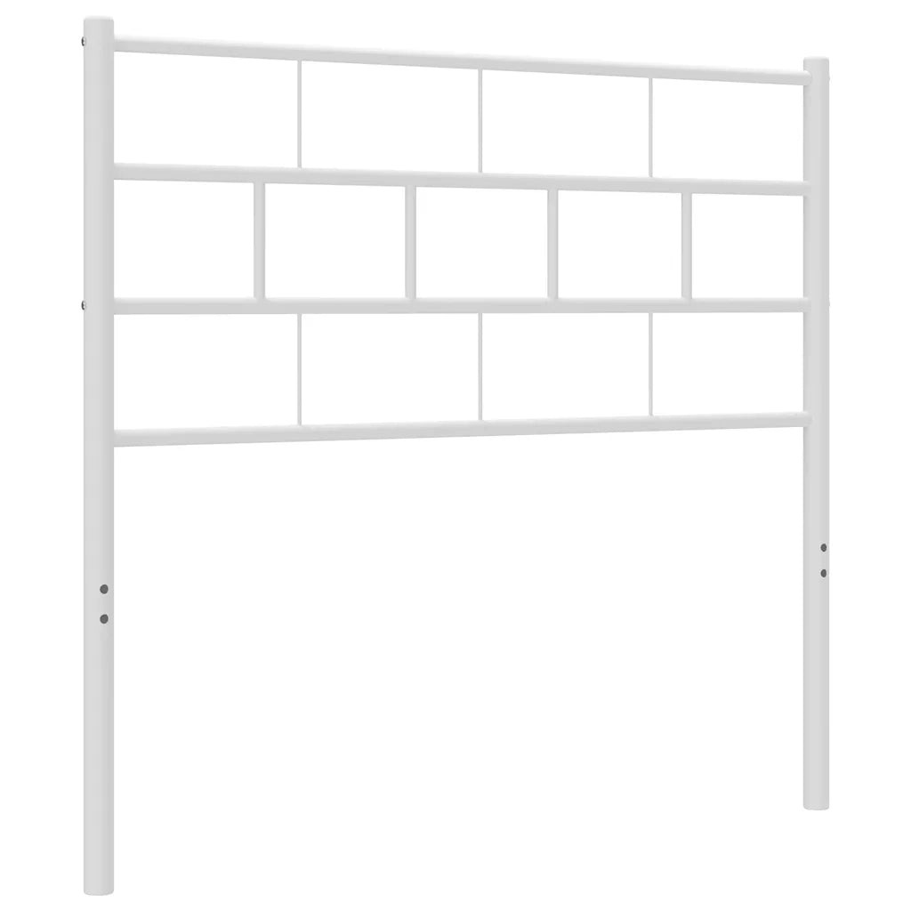 Testiera di Ricambio in Metallo Bianco 80 cm 355735