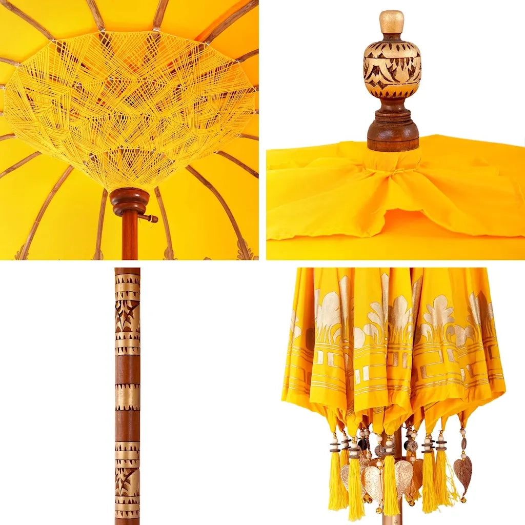 Parasol Balinese Giallo 215 x 215 x 260 cm 42006461