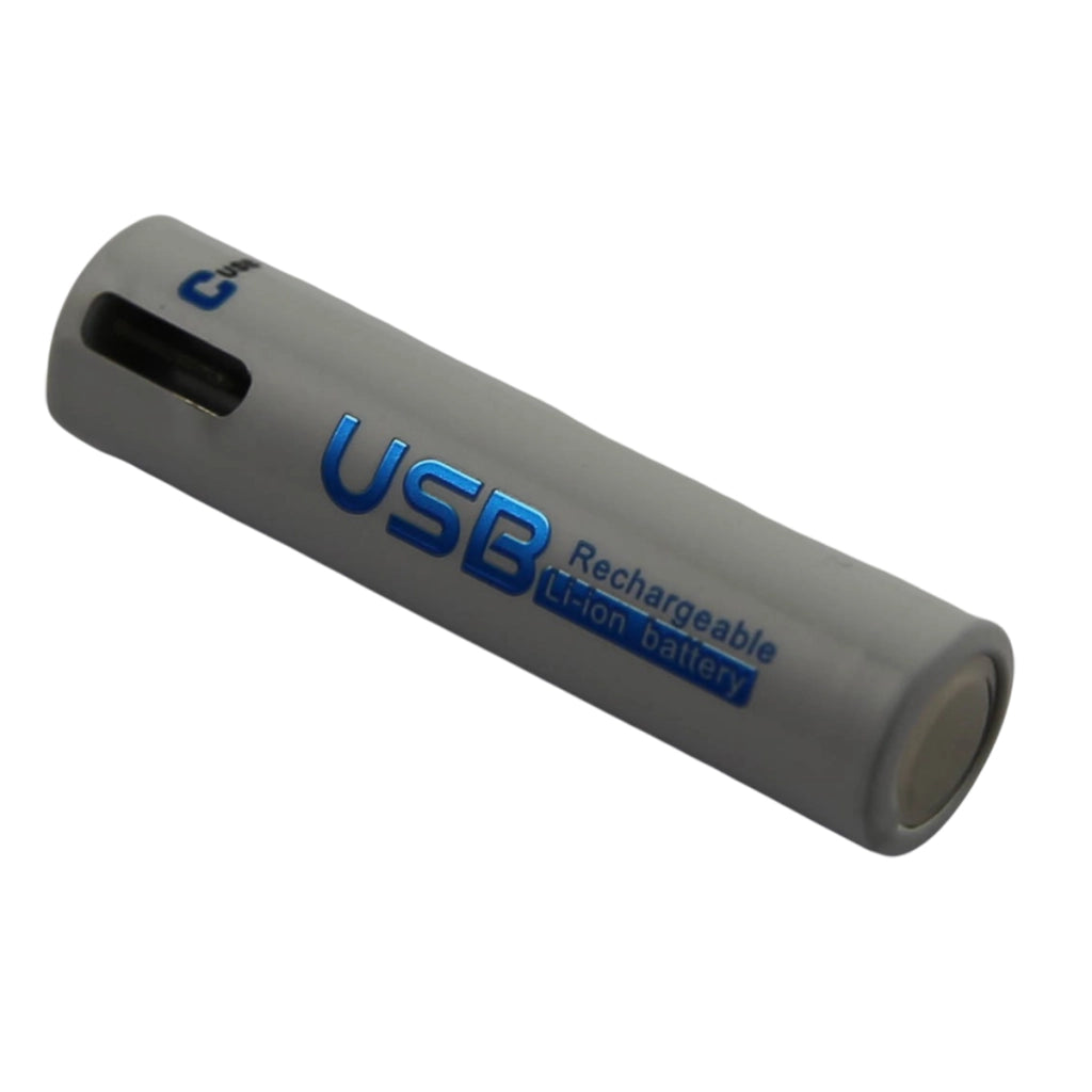 Pila AAA ricaricabile agli ioni di litio con porta di ricarica USB-C 1,5 V 600 mAh 0,9 Wh Bianco Avizar