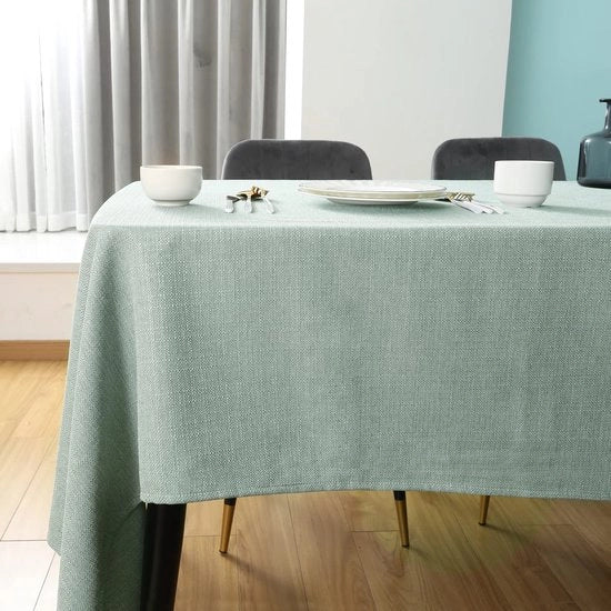 Tela da tavolo impermeabile - Tela da tavolo in velluto - Tela da tavolo lavabile - Decorazione da tavolo - Tela da tavolo rettangolare - 160 cm - Coperta da tavolo