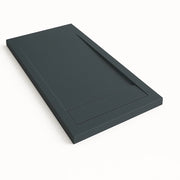 Piatto doccia Bidai con bordo 70X180 cm colore Grigio grafite RAL 7016 griglia Grigio grafite