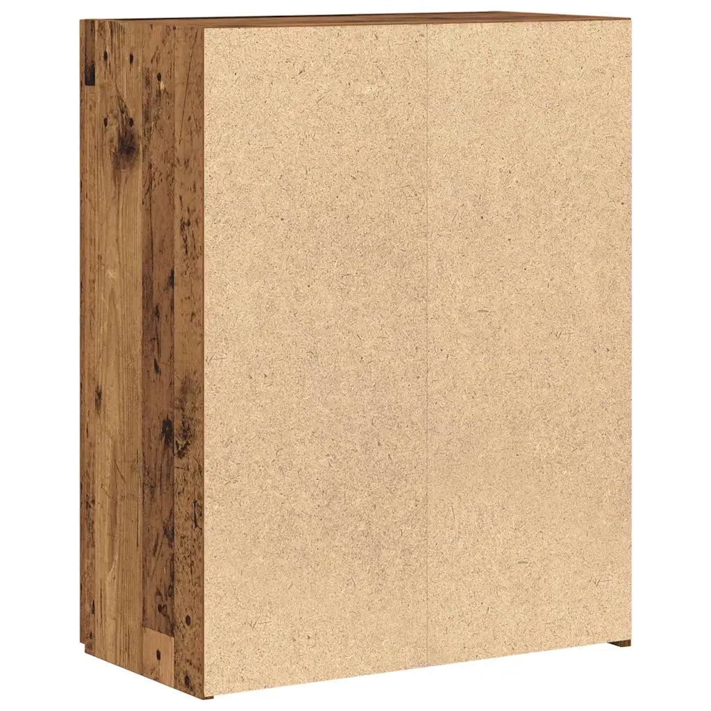 Mobile per Ufficio con porta Rovere Nero 70 x 32 x 77.5 cm 869120