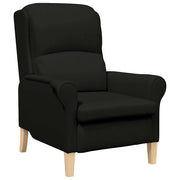 Poltrona | Sedia Relax Nero Tessuto