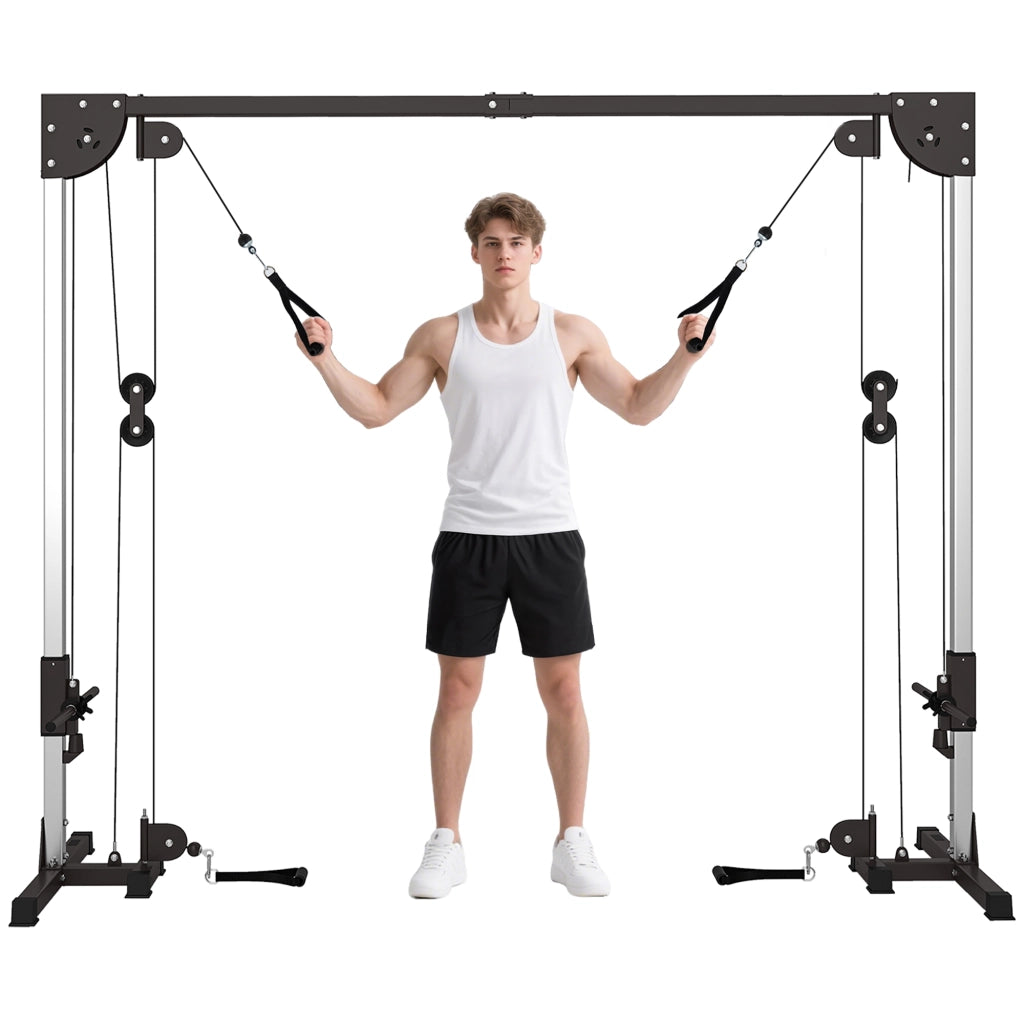 Attrezzatura Palestra Doppia Puleggia Crossover ¨C zephmum ¨C 245x85x207 cm