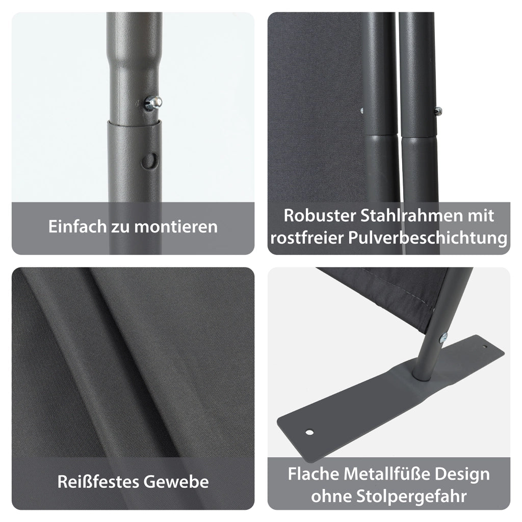 Divisorio Paravento da Interno ¨C Xylo ¨C Grigio 180x180