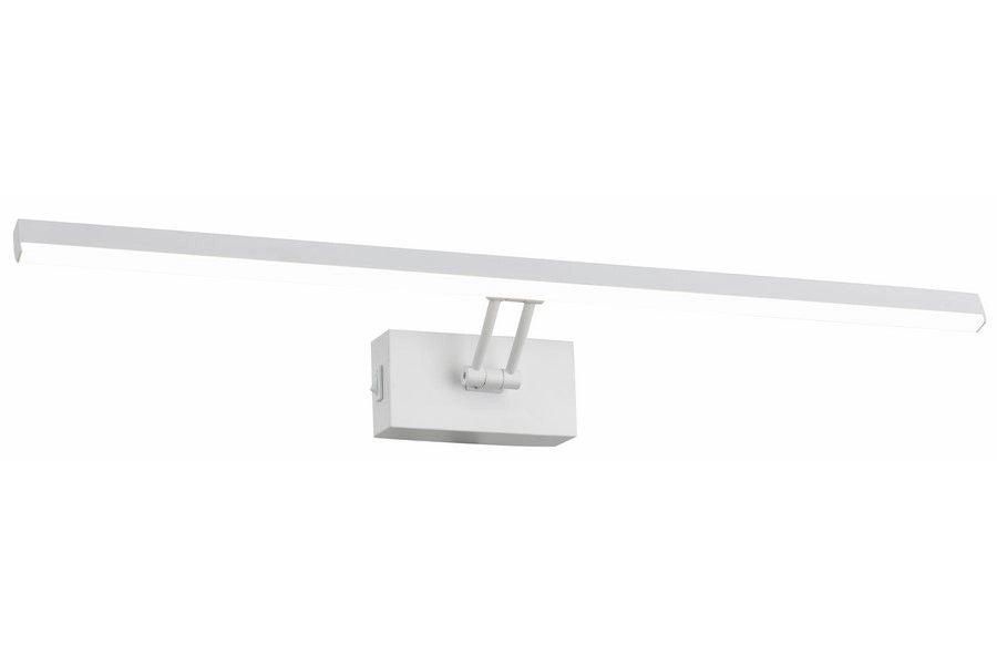 Applique bianca moderna con interruttore 60cm LED 8W