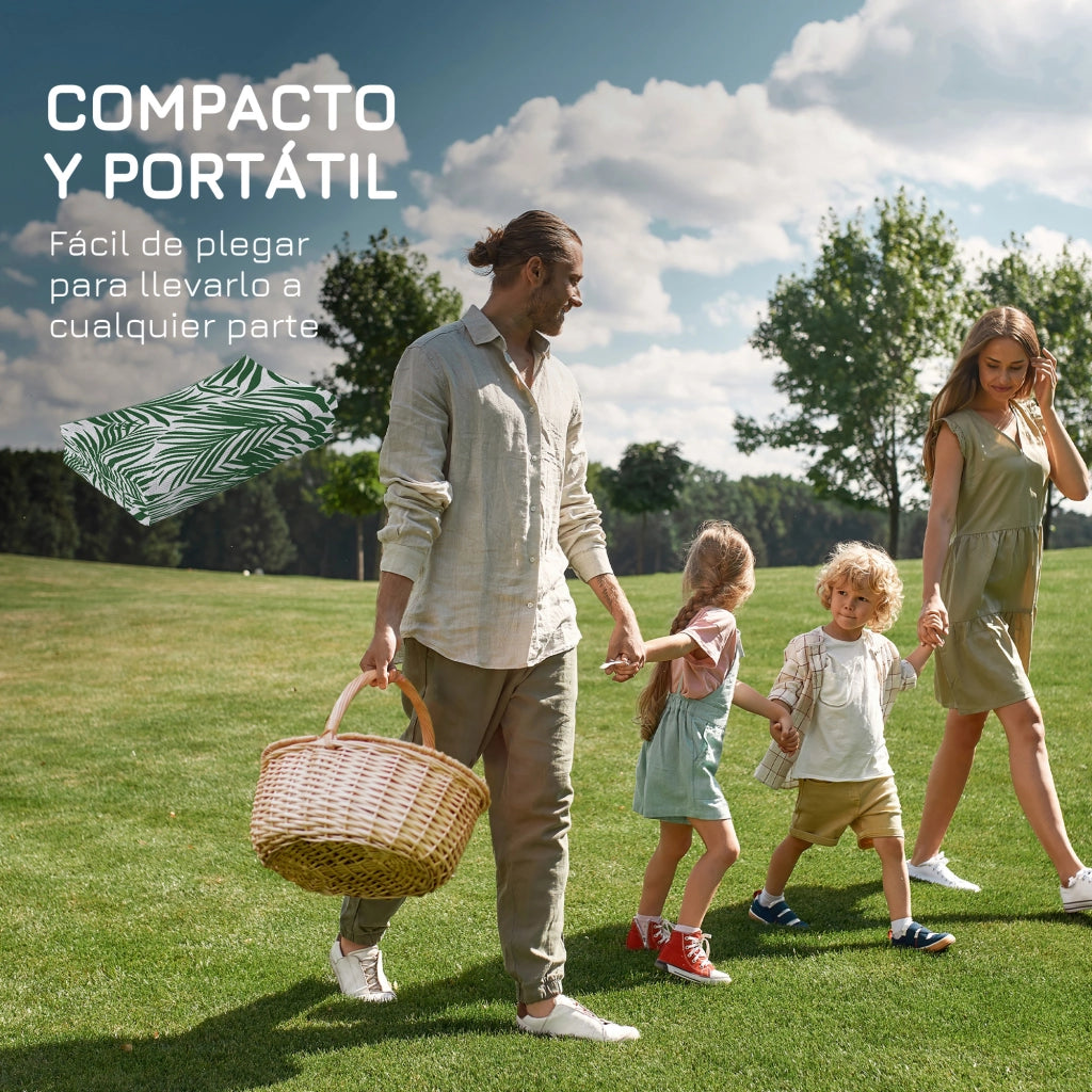 Tappeto 152x243 cm ¨C Minimal ¨C Verde scuro e bianco