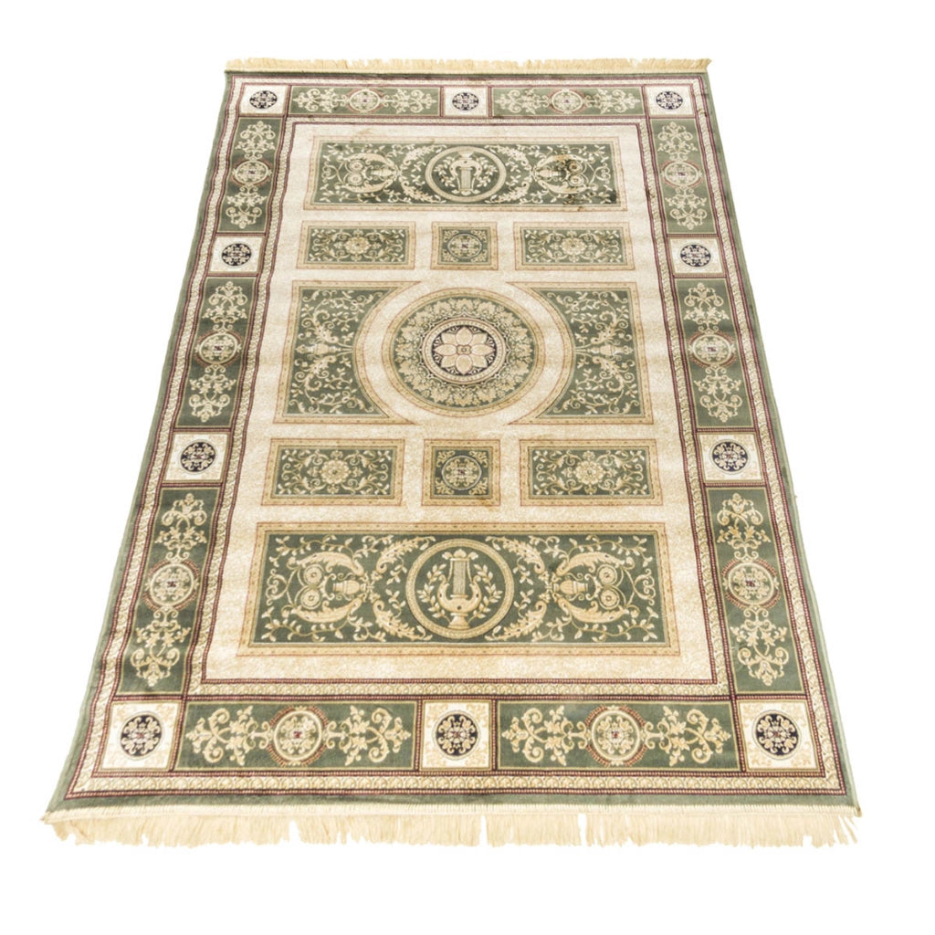 Tappeto RUBINE 350 Imperial VERDE cm.67x240 disegno classico persiano stile orientale tradizionale. Tappeto salotto, soggiorno, camera da letto, ingresso, corridoio.