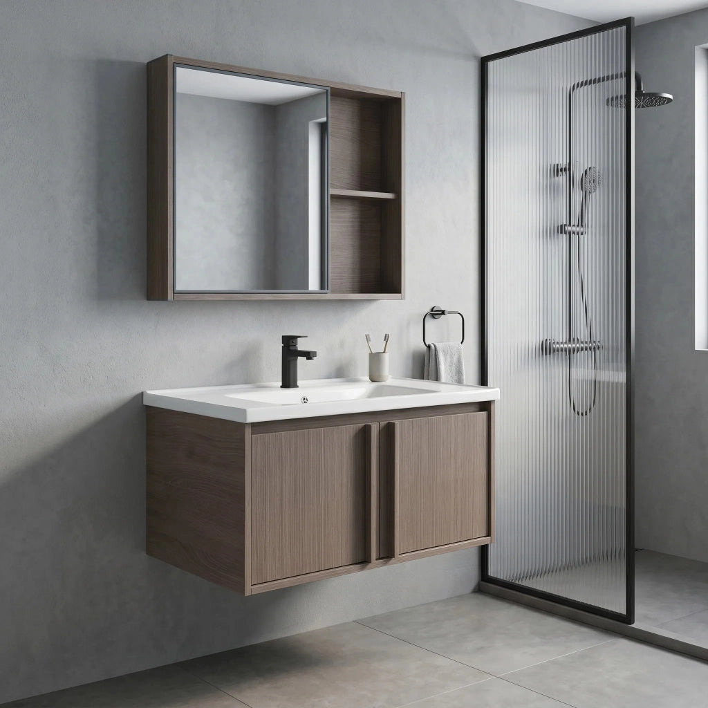 Set Di Mobili Da Bagno Con Lavabo Gama T25023 Kjm 80cm