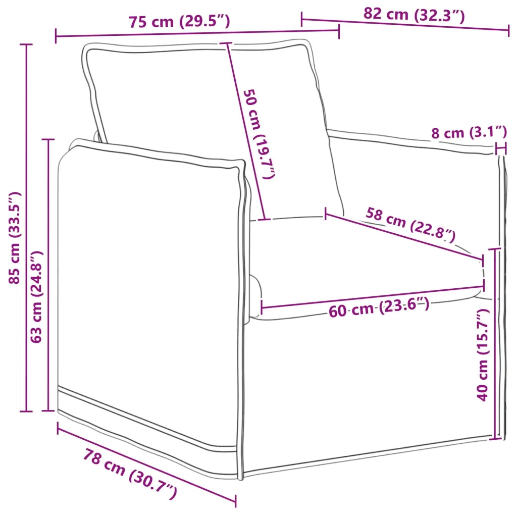 Set di divani 2 pcs Verde Scuro 136 x 82 x 85 cm Tessuto 3407526