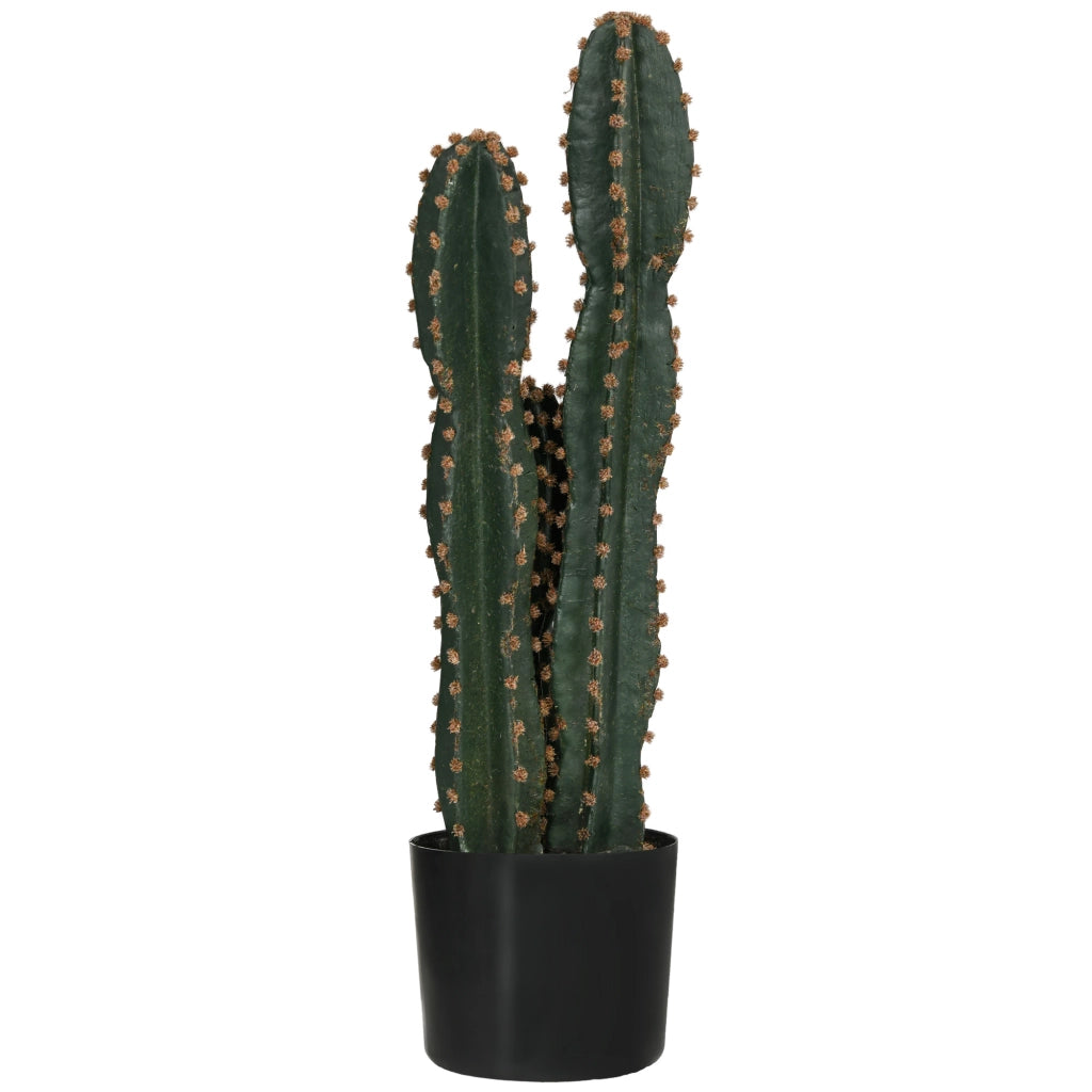 Pianta artificiale grande cactus realistica ¨C Minimal ¨C verde 17x60 cm