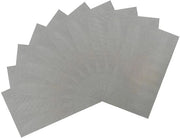 Pannelli a rete 10 pezzi - 304 Acciaio inossidabile - 120 Maglia - Insetticida multifunzionale - Filtro tessuto - Duraturo e resistente alle abrasioni 20x10cm - Rete metallica