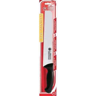 COLTELLO SALUMI PROFESSIONAL DE LUCA - MANICO PLT/INOX CM 26- 2 pezzi
