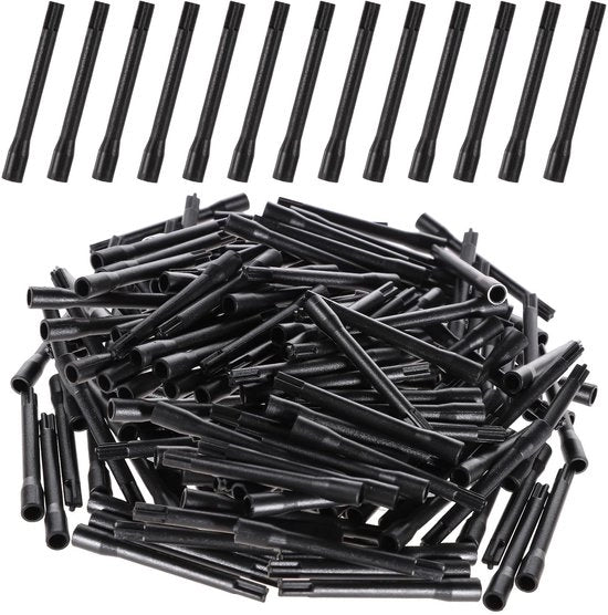 Mischini in PP 300 pezzi - Verdi a acqua pigmenti - Inchiostro per tattoo - Miscele per acquerello - Stuzzicadenti in PP - Nero 3,4x0,4 cm - Stuzzicadenti per vernici