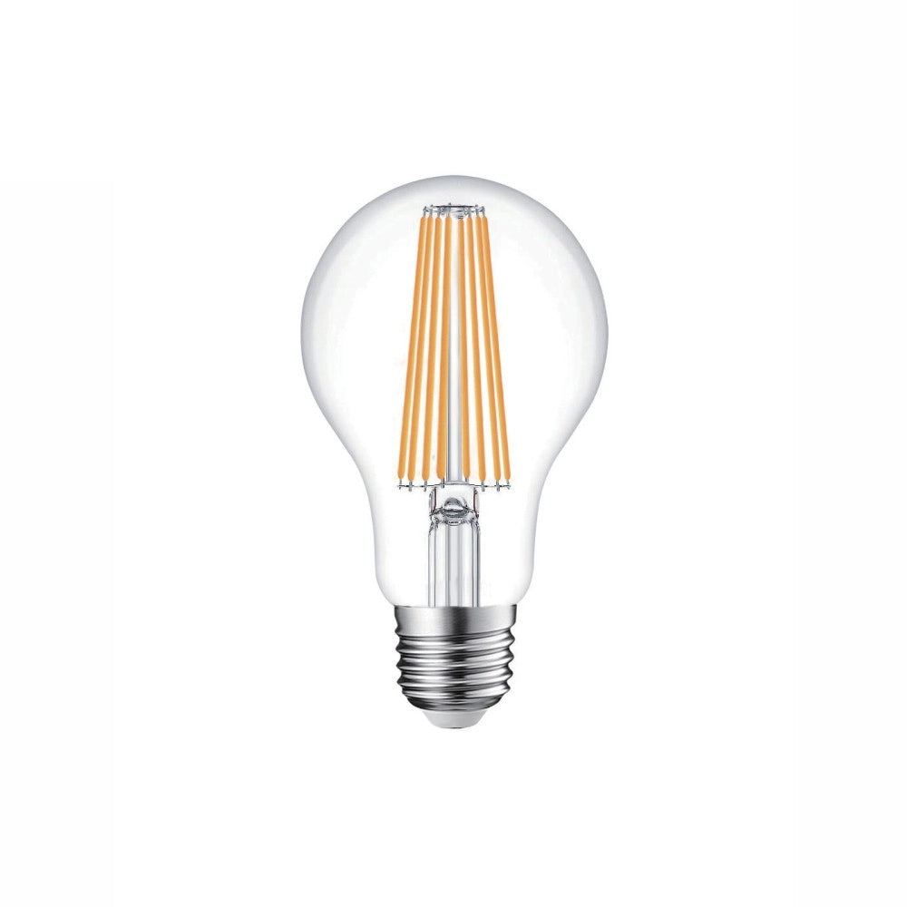 Alca power a60 12w 220v 1520lm 4000k e27 lampada classica a filamento a led