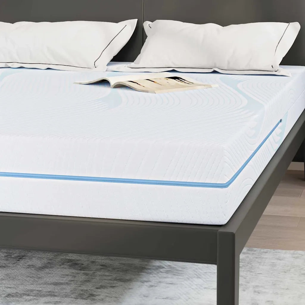Materasso Bianco 140 x 190 cm Tessuto Jacquard 4106293