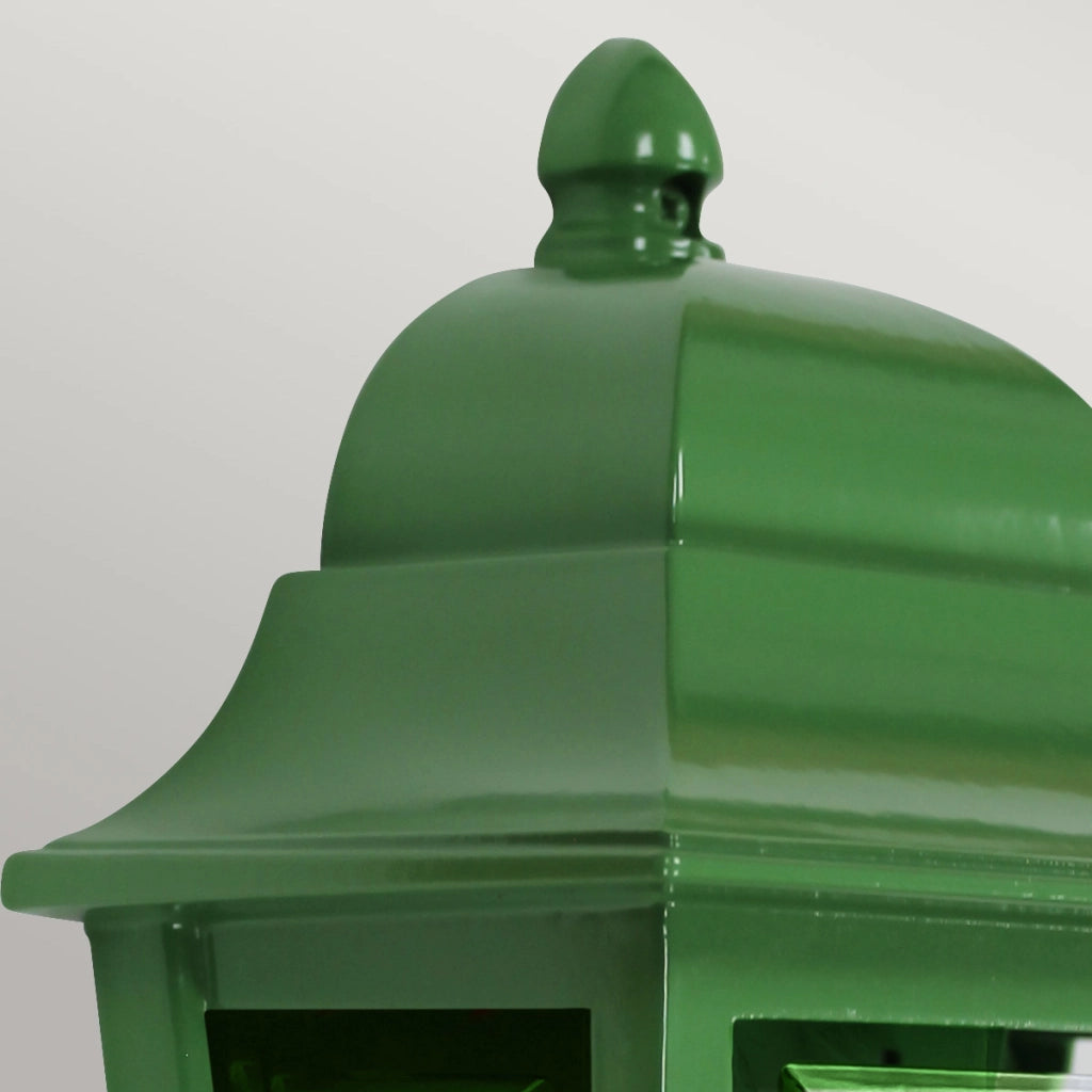 Applique esterna lanterna classica verde E27 IP44 Elstead