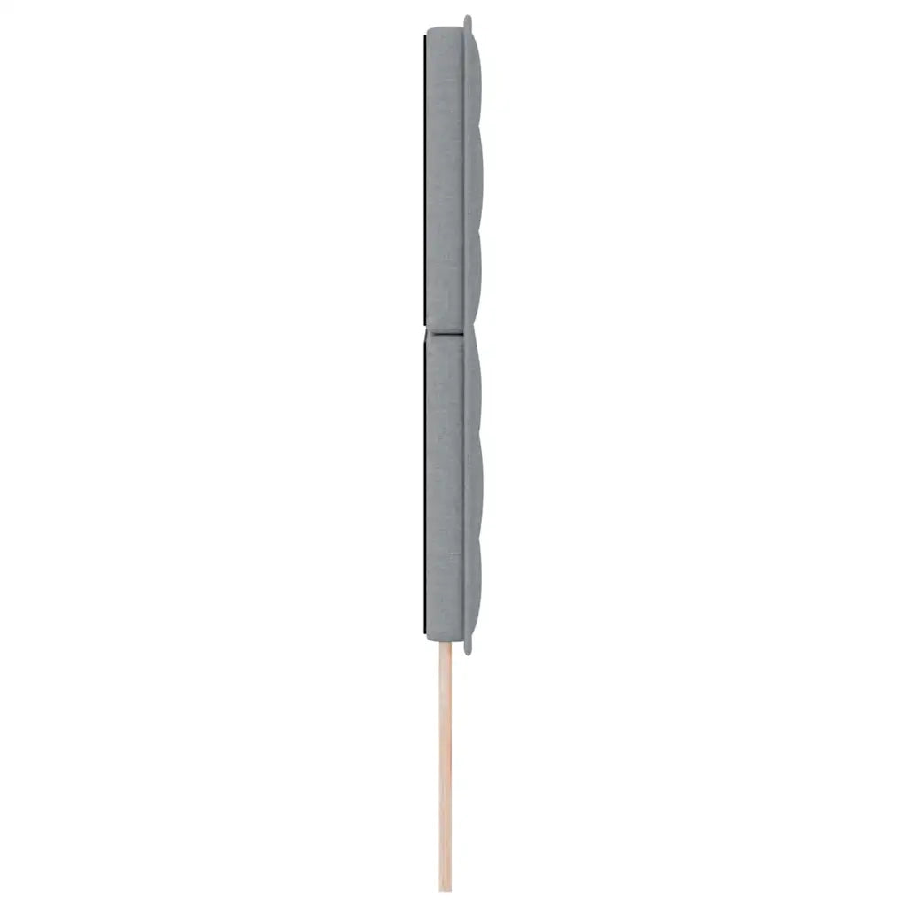 Testiera | Testata Grigio chiaro 144 cm Tessuto