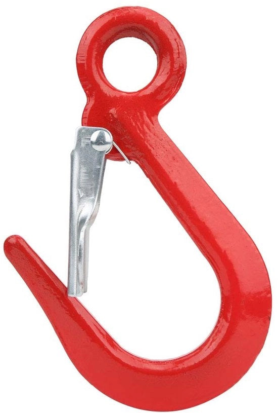Hanno 5000 Lbs - Acciaio Sfoderato - Grande Haken Aperto - Hanno di Sostegno - Capacità di Sollevamento 2200kg - Verniciatura a Powder - Manubrio di Sostegno
