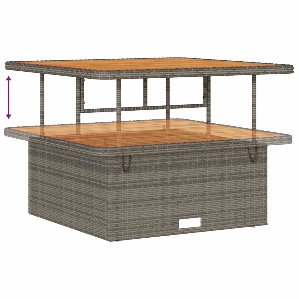Set Divano da Giardino con cuscino 14 pcs Grigio 3363243