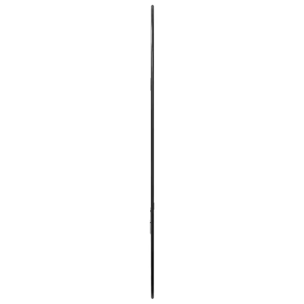 Specchio da Parete Nero 60x40 cm 348224