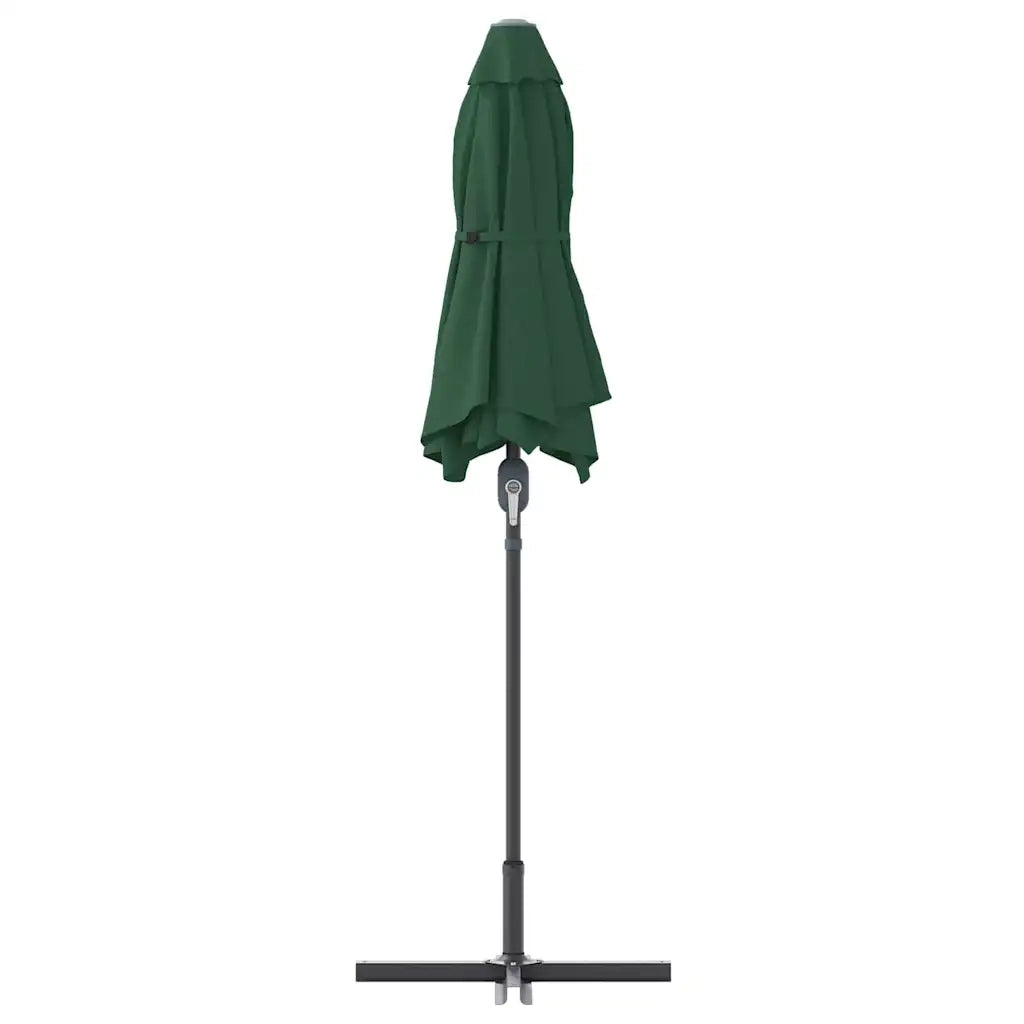 Ombrello da giardino-Ombrellone da spiaggia Verde 370 x 197 x 239 cm