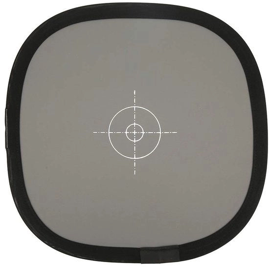 Carta di livello 12 x 12 Pollici - Tavola di livello 2 facce - Carta grigia - Tasca portatile - Adatto per macchina fotografica SLR digitale - Precisione della esposizione