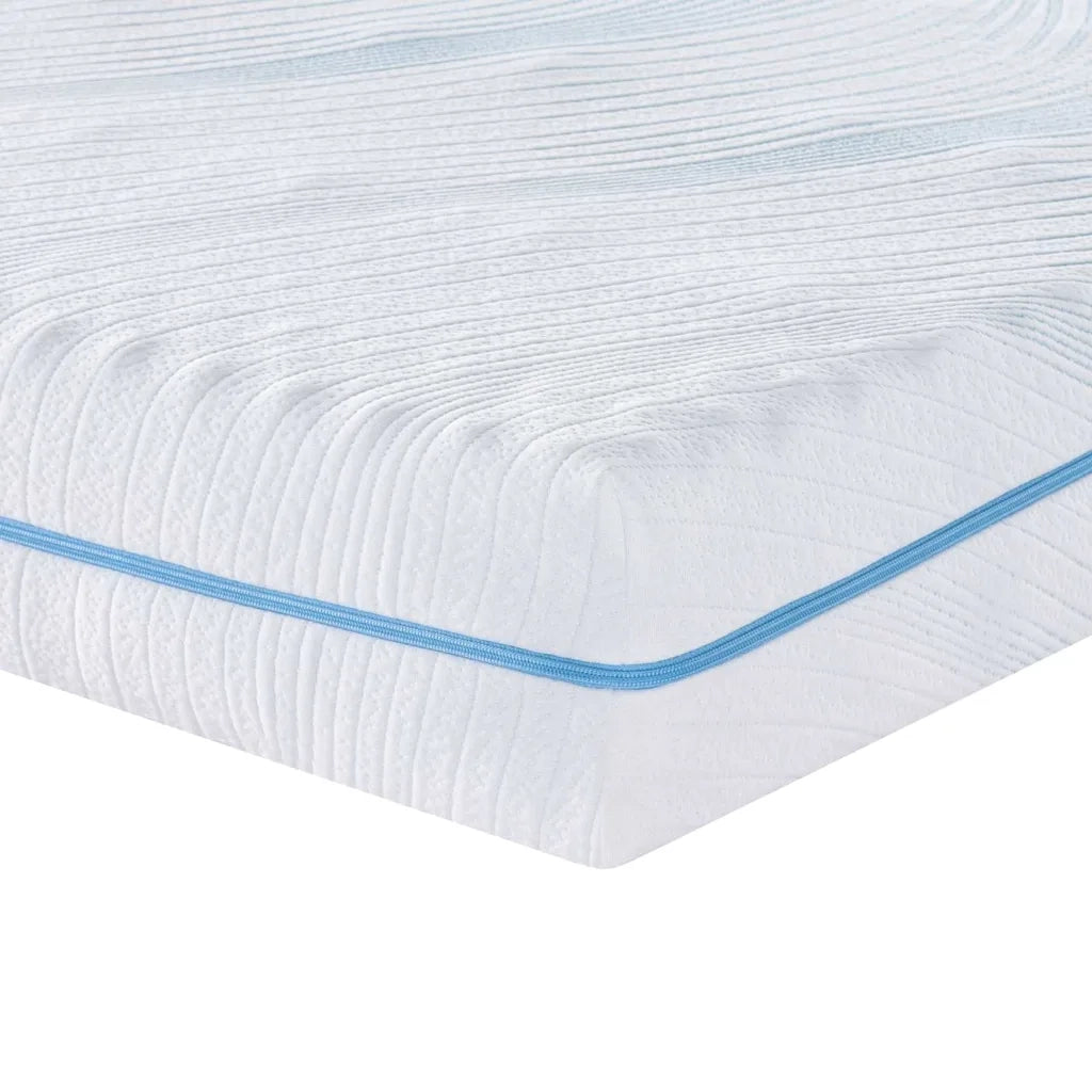 Materasso Bianco 160 x 200 cm Tessuto Jacquard 4106295