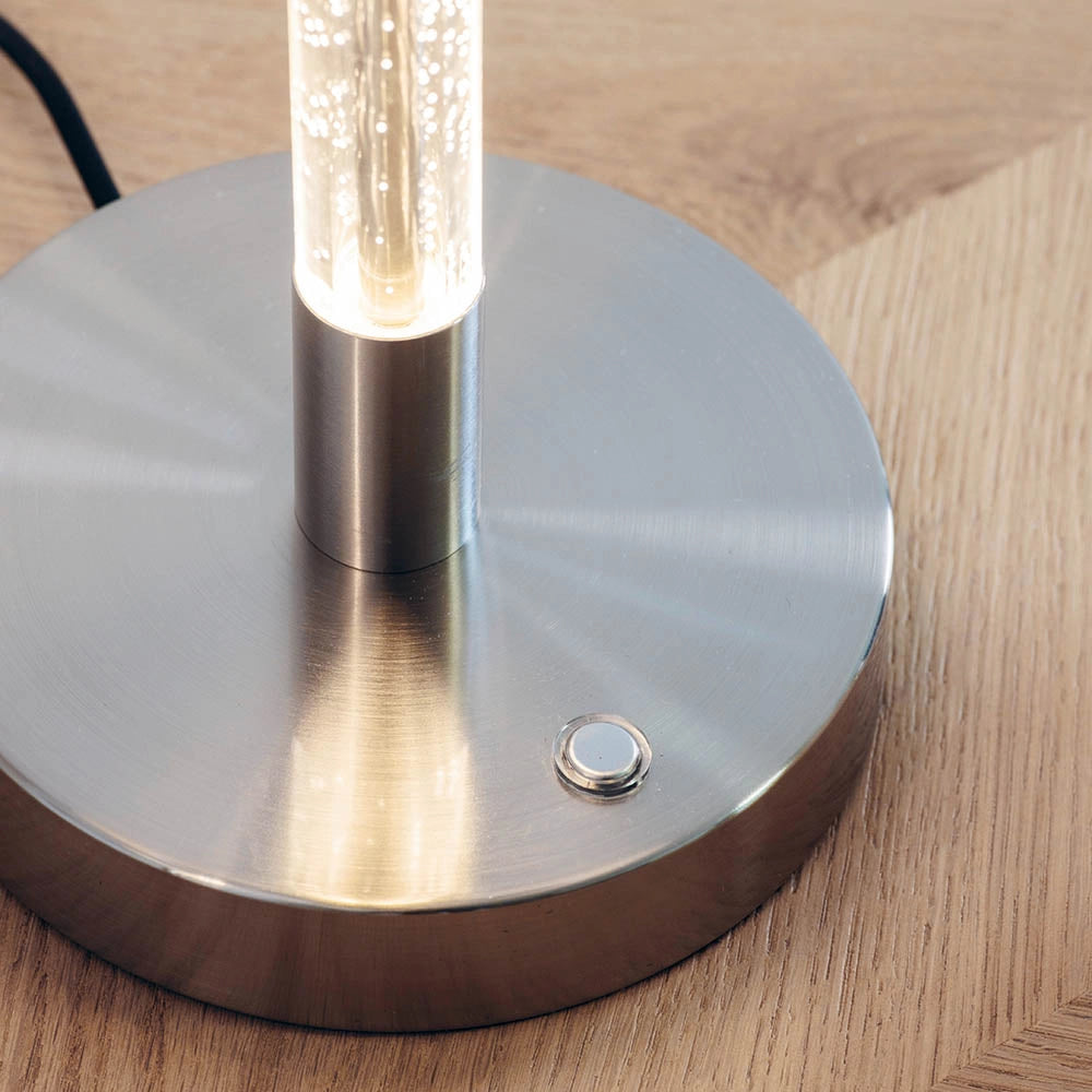 Lampada da tavolo Andromeda Endon cromo satinato LED