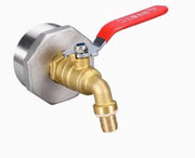Tappo a messing con adattatore IBC per serbatoi d'acqua