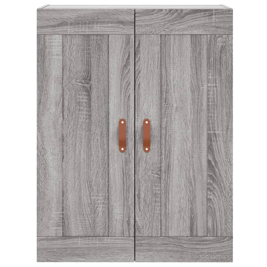 Buffet credenza cassettiera armadio mobile contenitore organizer cucina soggiorno salotto rovere Sonoma alto 69,5 x 34 x 180 cm legno ingegnerizzato grigio 02_0035578
