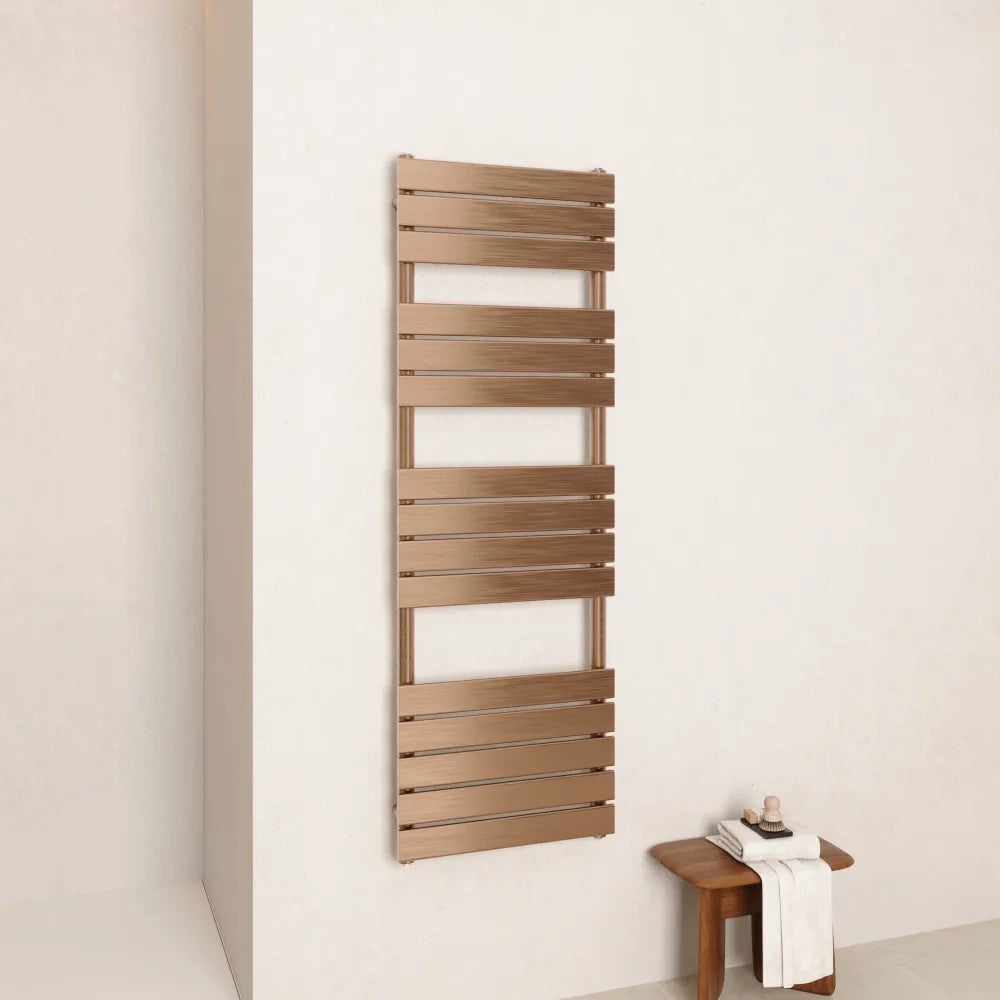 Termoarredo idraulico 1550x550 oro rosa interasse 500 | Andromeda
