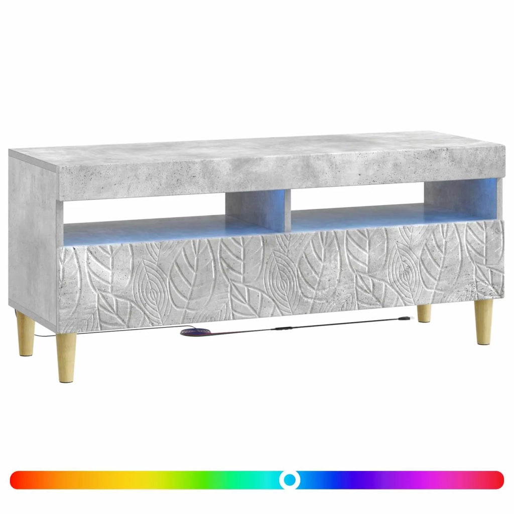 Mobile TV LED Grigio Cemento Legno ingegnerizzato 897208